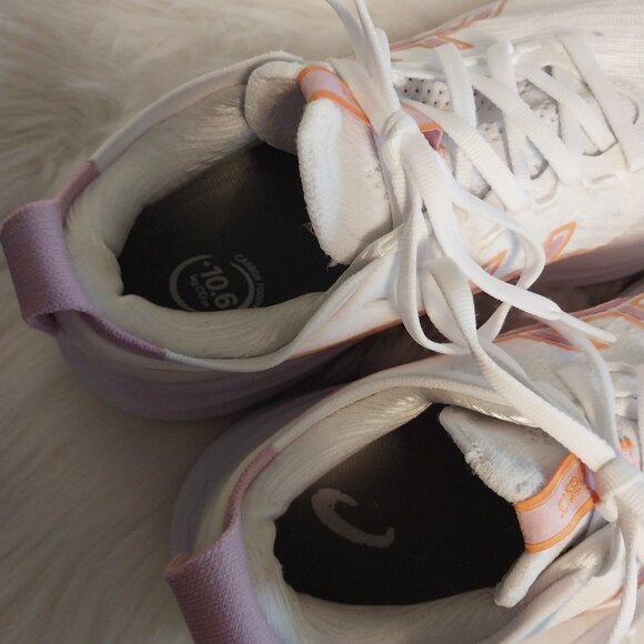 ASICS Women's White and Pink Sneakers - Picture 5 of 9